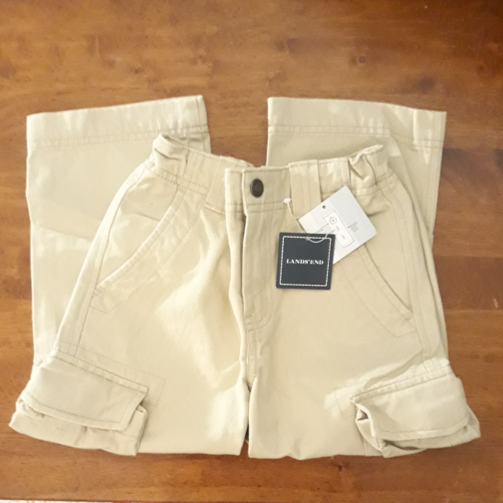 Land's End Boy's Cargo Pants - Size 4 Khaki Pants
